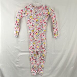 Simple Joy (Carter’s) - Sleep ‘n’ Play - Pink, Yellow, White - Size 5T - Dino